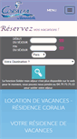 Mobile Screenshot of coralia-vacances.com